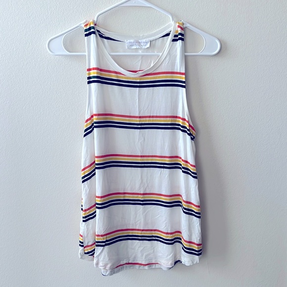Small multicolored striped tank top - Picture 1 of 3
